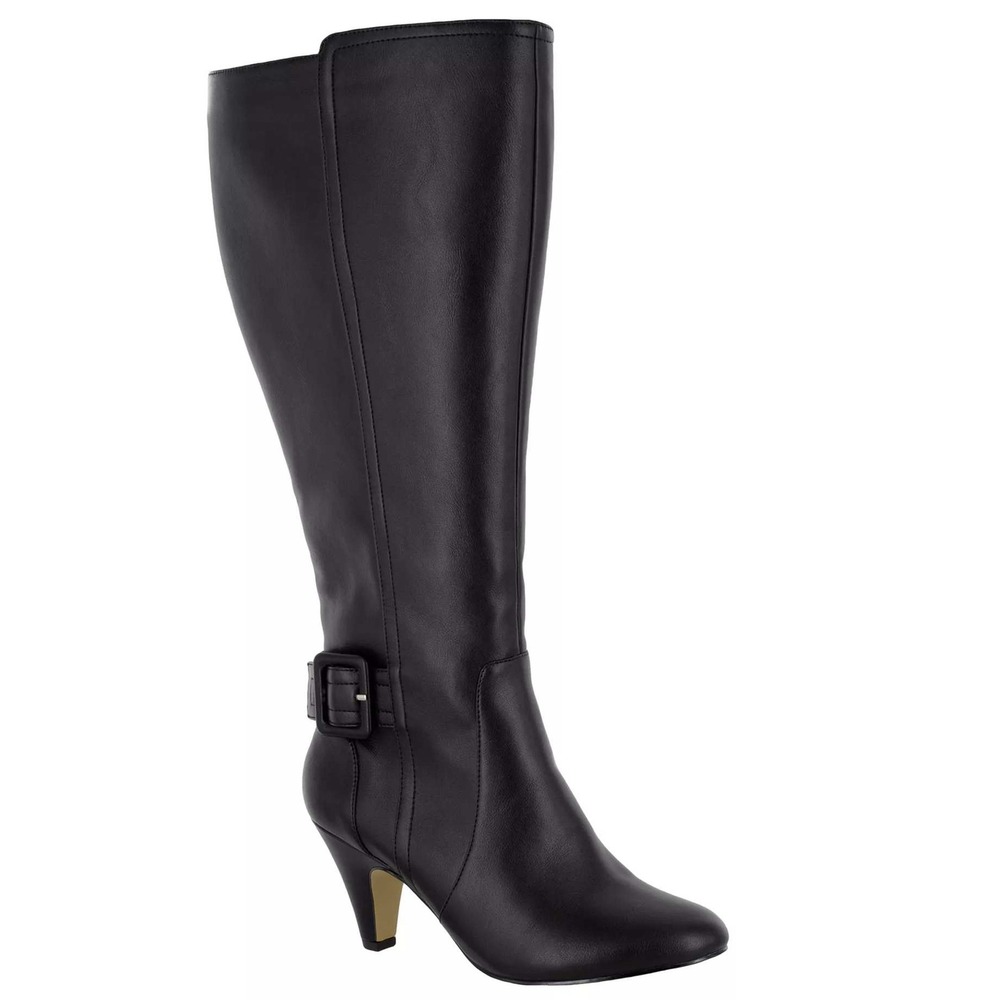 Women's Troy II Wide Calf Boots by Bella Vita Black Size 7.5M New With Tags